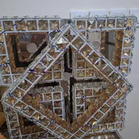 لوستر الماس کهکشانی سقفی مربع|لوستر و چراغ آویز|تهران, دانشگاه شریف|دیوار