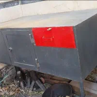 میز کار فلزی کمد دار