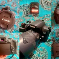 دوربین کنون 850D با لنز 18-135- سالم و کامل