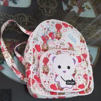 کیف کوله پشتی کوچک دخترانه نو