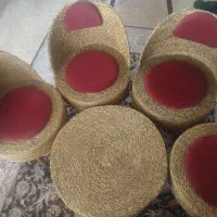 میز و صندلی حصیری