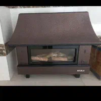 بخاری گازی طرح شومینه نیککالا