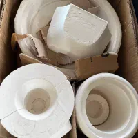فروش قالب های گچی سرامیکی و رنگ های لعاب