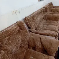 مبلمان شش نفره پارچه مخمل تخفیف پای معامله|مبلمان خانگی و میز عسلی|فاضل آباد, |دیوار