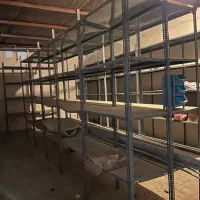 قفسه دست دوم با ورق زخیم|کتابخانه، شلف، قفسه‌های دیواری|احمدآبادمستوفی, |دیوار