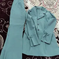 کت و شلوار کرپ دخترانه