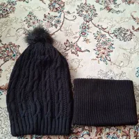 کلاه و گردنی دخترانه