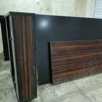 میز مدیریتی چرم دار کار کرده با ال شیشه دار|میز تحریر و کامپیوتر|تهران, زعفرانیه|دیوار