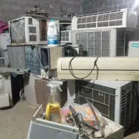کولر گازی اسپلیت سوخته