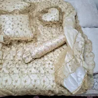 روتختی دونفره ۵ تکه، روبالشی، پرده، پارچه پرده|سرویس روتختی|رشت, حسین آباد|دیوار