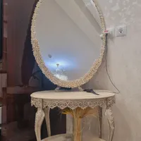میز  و ایینه   آب نقره  سالم و تمیز