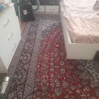 فرش ۱۲ متری زمینه لاکی بدون زدگی و پوسیدگی