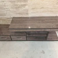 زیر تلویزیونی چوبی