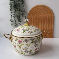 قابلمه گرد گل بهاری