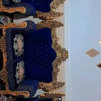 مبل سلطنتی کاملا سالم|مبلمان خانگی و میز عسلی|کهنوج, |دیوار