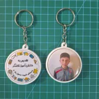 جاکلیدی دو طرفه پیکسلی با روکش طلقی هدیه ای مناسب