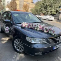 دسته گل عروس،ماشین عروس،تاج گل و سبد گل