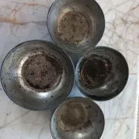 ۴عددکاسه مسی قدیمی قدمتدار