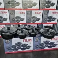 قابلمه گرانیتی ۱۵ پارچه طرح چدن پروانه ای فیلون|ظروف پخت‌وپز|تهران, شوش|دیوار
