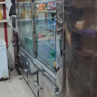 یخچال دوطرف شیشه ای استیل . به ضمانت سرما