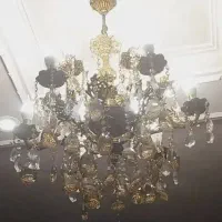 لوستر تمام برنجی|لوستر و چراغ آویز|ورامین, ورامین|دیوار