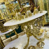 جلو مبلی و عسلی تمام برنزی|مبلمان خانگی و میز عسلی|ارومیه, |دیوار