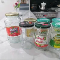 7 تا شیشه یکی بزرگ، 6تا متوسط تمیز تمیز