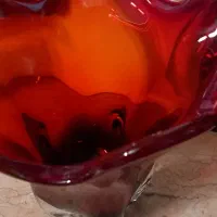 گلدان کریستال چک قدیمی|کلکسیون اشیاء عتیقه|تهران, سهروردی|دیوار