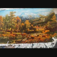 تابلو فرش دست بافت زیبا