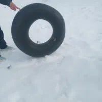 تیوپ برای برف بازی بازدید هرسین