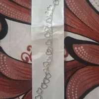 پابند قلبی نو آبکاری نقره