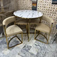 میزناهاخوری فلزی کمجا پشت ‌پارچه راحتی|میز و صندلی غذاخوری|کرمانشاه, |دیوار