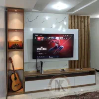 تی وی روم یا تی وی وال tv room tv wall کمد جاکفشی