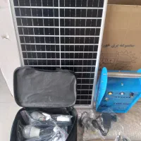 پکیج برق اضطراری روشنایی و شارژر خورشیدی رساما