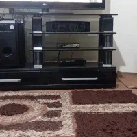 میز شیشه ای دودی