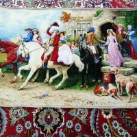 تابلو فرش دستباف