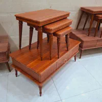 میزجلومبلی و عسلی تک کشو