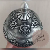 قلمزنی نقش حیات دکوری  مس برنج