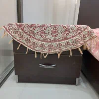 تخت دونفره چوبی بدون تشک با دراورآینه دار،پاتختی|تخت و سرویس خواب|لاهیجان, کوی استادان|دیوار