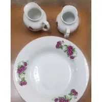 سرویس ۴۸ پارچه چینی گل سرخی