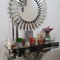 آینه کنسول و ساعت