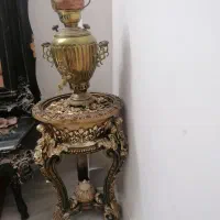 سماور زغالی به همراه میز پلی استیر|کلکسیون اشیاء عتیقه|سبزوار, اسلام آباد|دیوار