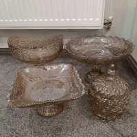 ست ظروف چینی کریستال