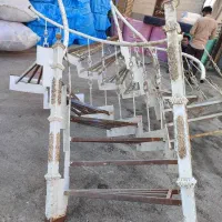 پله آهنی گرد ضخیم و سنگین|مصالح و تجهیزات ساختمان|مشهد, چهنو|دیوار