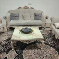 مبل هفت نفره کلاسیک چوب راش|مبلمان خانگی و میز عسلی|پاکدشت, پاکدشت (مامازند)|دیوار