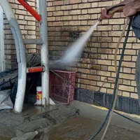 نماشویی نماشور نماشوی شستشوی نما استخر سوله طناب