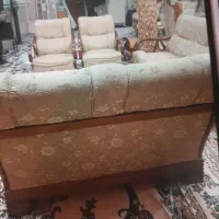 مبل راحتی۷نفره.باچوب روسی|مبلمان خانگی و میز عسلی|اهواز, فاز ۲ پادادشهر|دیوار