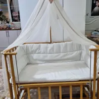 تخت کنار مادر و نانو چند حالته|اسباب و اثاث بچه|رشت, فخب|دیوار