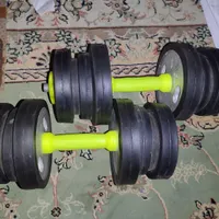 یک جفت دمبل ۱۰ کیلویی متغییر