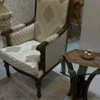 مبلمان استیل کلاسیک همراه با بوفه ۹ نفره در حد نو|مبلمان خانگی و میز عسلی|تهران, سازمان برنامه جنوبی|دیوار